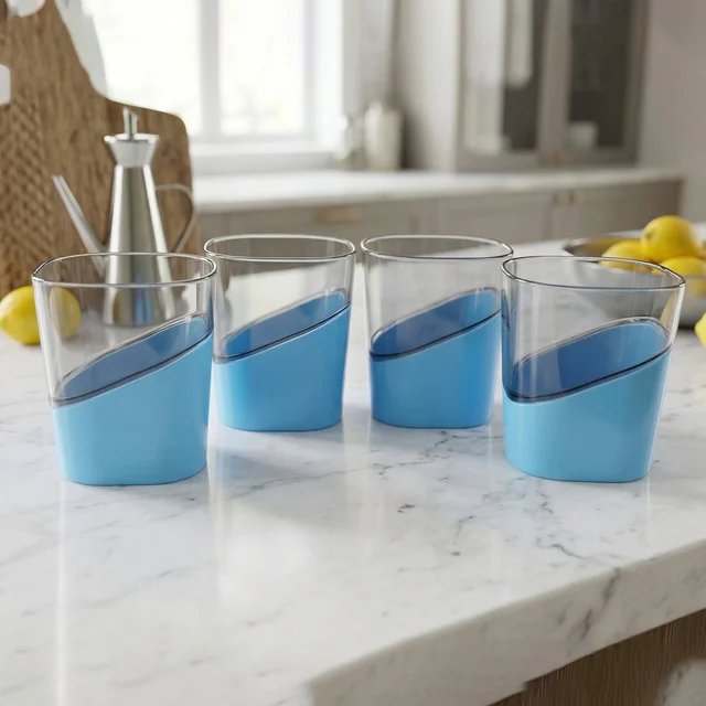 Plastic Selo Glass – Modern Design with Grip Base for Easy Handling