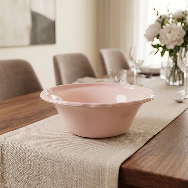 Plastic Serving Bowl Set – Bright, Durable & Unbreakable for Everyday Use