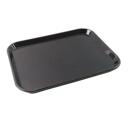 Plastic Serving Tray – 40x30 cm Durable & Break-Resistant Black