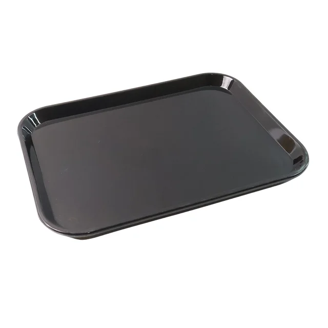 Plastic Serving Tray – 40x30 cm Durable & Break-Resistant Black