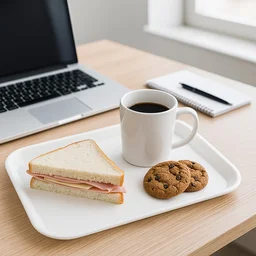 Plastic Serving Tray – Durable 40x30 cm Rectangular Tray