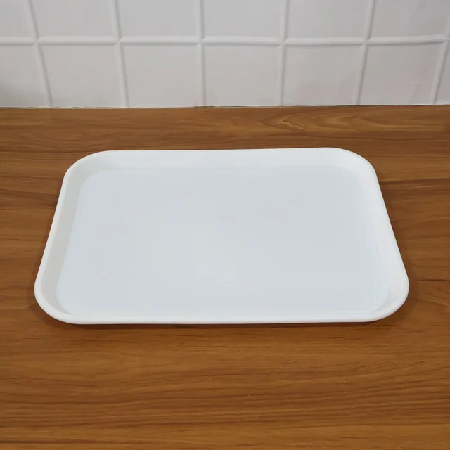 Plastic Serving Tray – Durable 40x30 cm Rectangular Tray