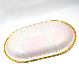 Plastic Serving Tray – Floral Design & BPA-Free | Indo Glow