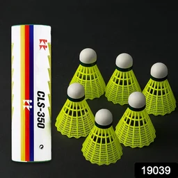 Plastic Shuttlecock – Durable & Consistent Flight (6 Pcs Set)