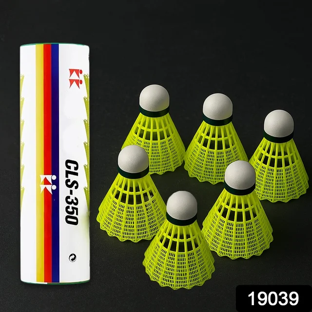 Plastic Shuttlecock – Durable & Consistent Flight (6 Pcs Set)