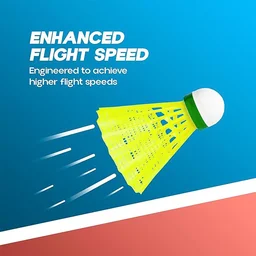 Plastic Shuttlecock – Durable & Consistent Flight (6 Pcs Set)
