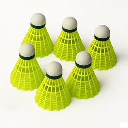 Plastic Shuttlecock – Durable & Consistent Flight (6 Pcs Set)