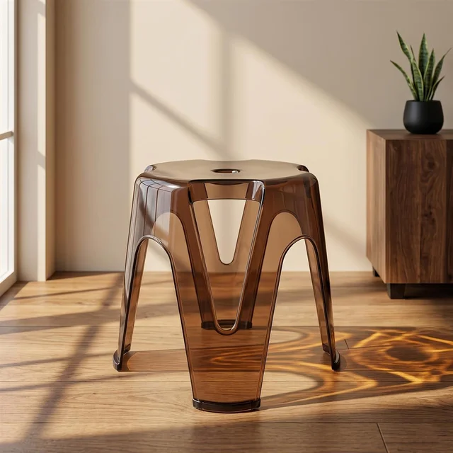 Plastic Sitting Stool – Lightweight & Multipurpose Design for Home & Outdoor