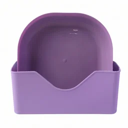 Plastic Snack Serving Tray Plates Set – Space-saving & Durable