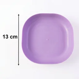 Plastic Snack Serving Tray Plates Set – Space-saving & Durable