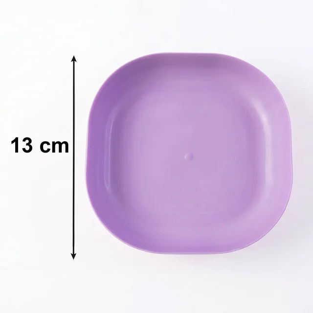 Plastic Snack Serving Tray Plates Set – Space-saving & Durable