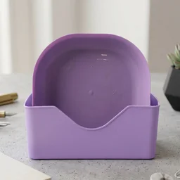 Plastic Snack Serving Tray Plates Set – Space-saving & Durable