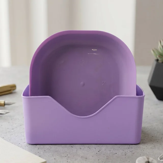 Plastic Snack Serving Tray Plates Set – Space-saving & Durable