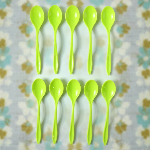 Plastic Spoons Set – Reusable Serving Cutlery | Tummy Tide