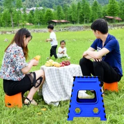 Plastic Step Stool – 18-Inch Foldable, Portable & Strong | Tidy Table