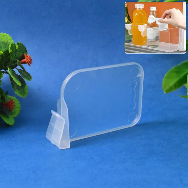 Plastic Storage Baskets – 10 Pcs Adjustable Refrigerator Organizer