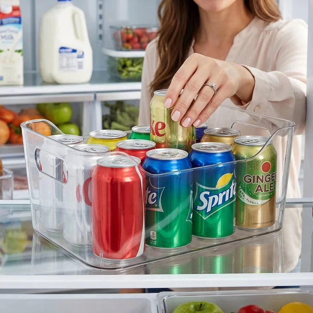 Plastic Storage Box Organizer – Durable & Space-Saving with Handle