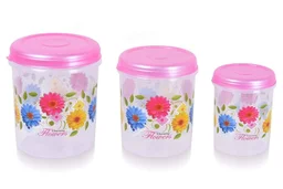 Plastic Storage Container Set – 3 Pc Home & Office | Storenzo