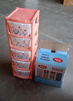 Plastic Storage Drawer – 5-Layer Large Modular Organizer