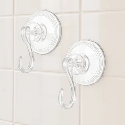 Plastic Suction Cup Hooks – Strong Hold & Reusable 4-Pc Set