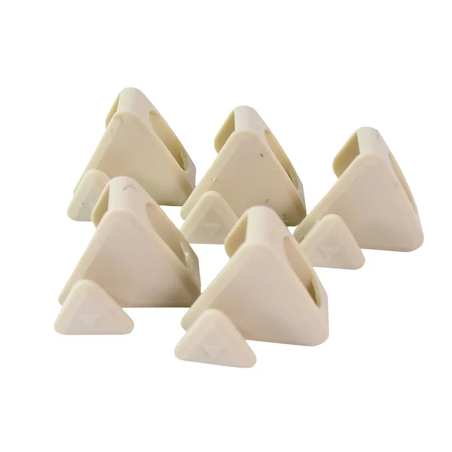 Plastic Triangle Hanger Connector Hooks – Space-Saving Wardrobe Organizer 5 Pcs