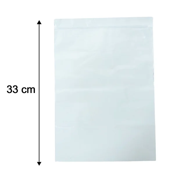 Plastic Zip Lock Bag – Reusable 33x23 cm for Secure Storage