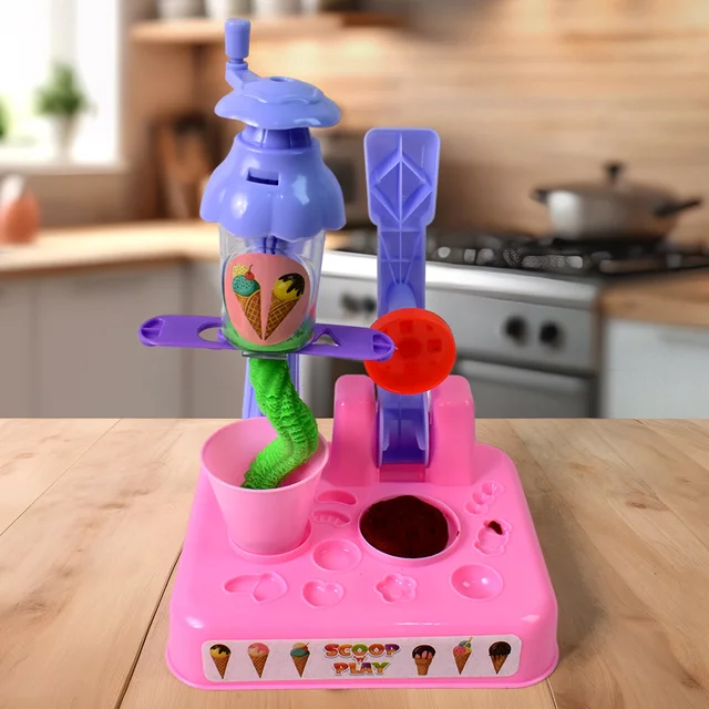 Play Dough Set – Ice Cream Maker & Scoop Kit | Aditi