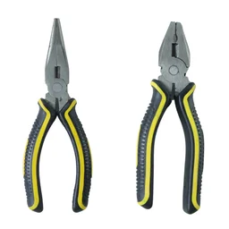 Pliers Set – 2 Pc Combination & Long Nose with Anti-Slip Grip