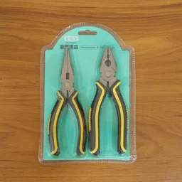 Pliers Set – 2 Pc Combination & Long Nose with Anti-Slip Grip