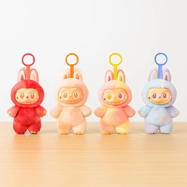 Plush Keychain – Soft Cartoon Animal Toy for Bags