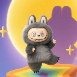 Plush Keychain – Soft Cartoon Animal Toy for Bags