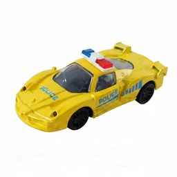 Police Mini Toy Car – Realistic Pull-Back Friction Vehicle
