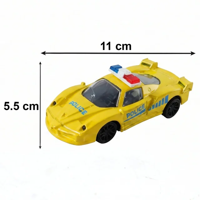 Police Mini Toy Car – Realistic Pull-Back Friction Vehicle
