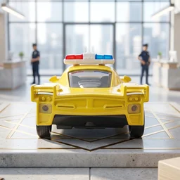 Police Mini Toy Car – Realistic Pull-Back Friction Vehicle