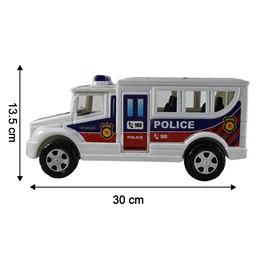 Police Van Toy – Friction Powered Realistic Kids Vehicle