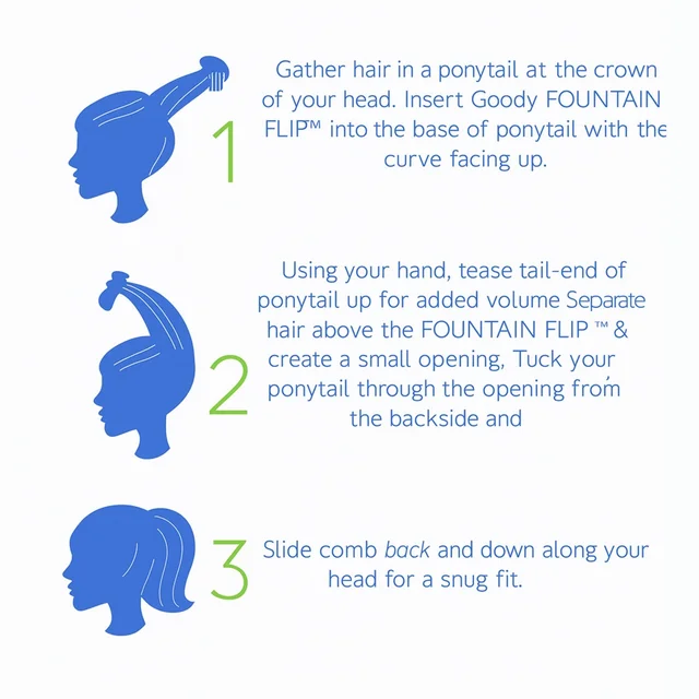 Ponytail Comb – Easy Voluminous Ponytails for Thick Hair