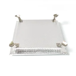 Pooja Chowki – Silver Square Bajot for Home Temple | Styleva