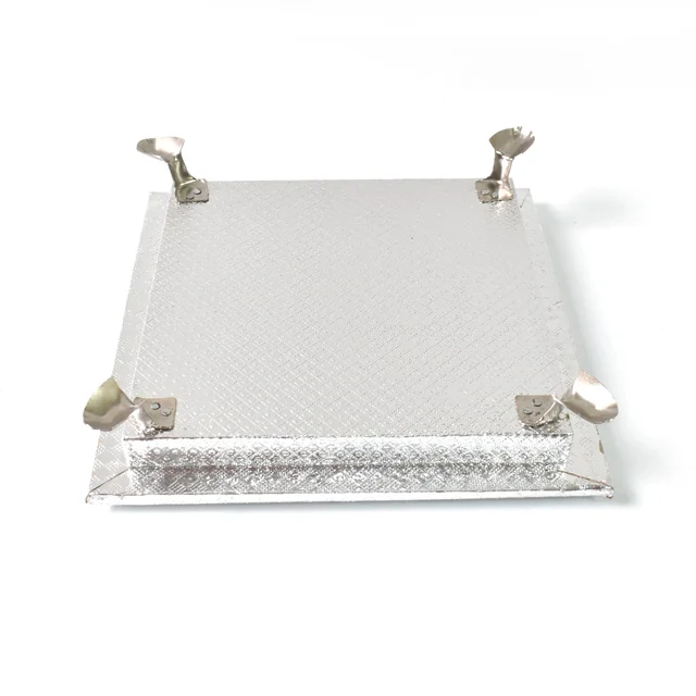 Pooja Chowki – Silver Square Bajot for Home Temple | Styleva