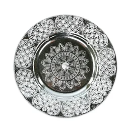 Pooja Thali Set – 8-Inch Plastic Silver Color for Festivals | Styleva