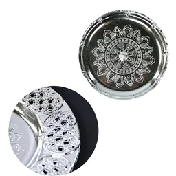 Pooja Thali Set – 8-Inch Plastic Silver Color for Festivals | Styleva