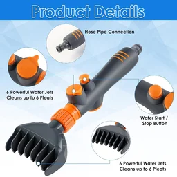 Pool Filter Cartridge Cleaner Nozzle – High-Pressure Multi-Jet Spray