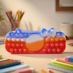 Pop It Pencil Pouch – Stress-Relief Fidget Storage for Kids