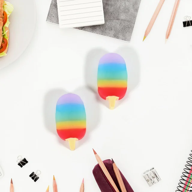 Popsicle Erasers – Cute Jelly Mini Erasers for Kids | Brain Horizon