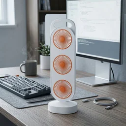 Portable 3 in 1 Table Fan – Compact Personal Cooling Solution
