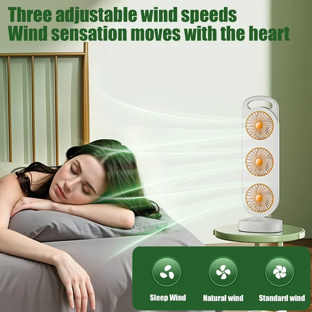 Portable 3 in 1 Table Fan – Compact Personal Cooling Solution