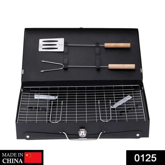 Portable Barbecue Grill – Stainless Steel Compact Briefcase | FirePot