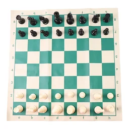 Portable Chess Set – Big, Foldable, Travel-Friendly Vinyl Board