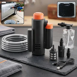 Portable Cordless Car Washer – High Pressure Cleaning Kit