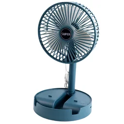 Portable Desktop Fan – Adjustable, Silent, Foldable | Velvet Wellness