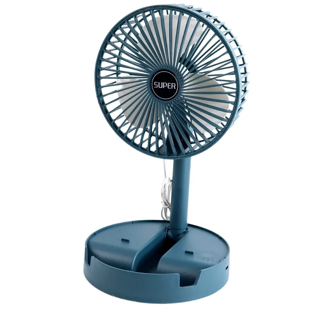 Portable Desktop Fan – Adjustable, Silent, Foldable | Velvet Wellness